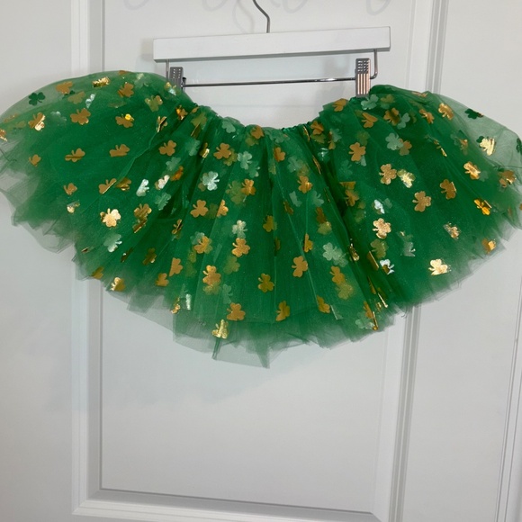 Green Clover Tutus Skirt Women Halloween  Costume OS - Picture 8 of 9
